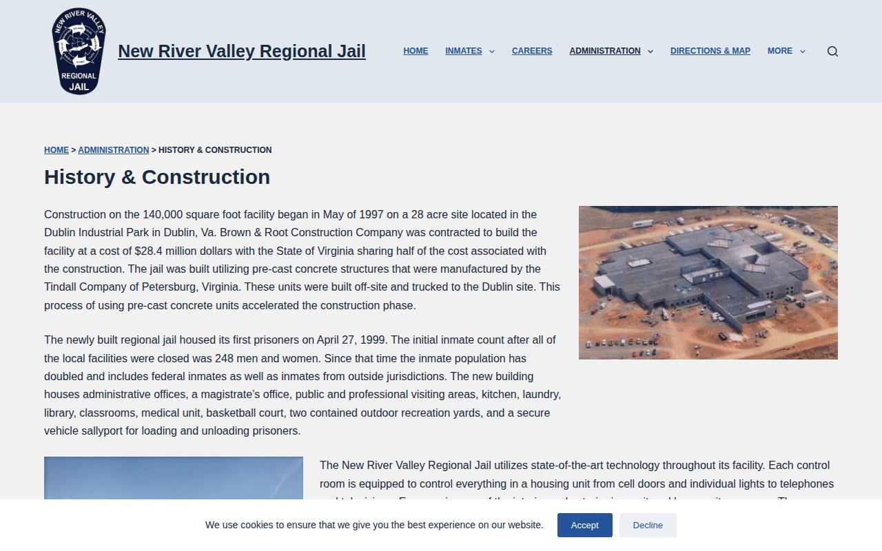 New River Valley Regional Jail history behind Floyd County release records